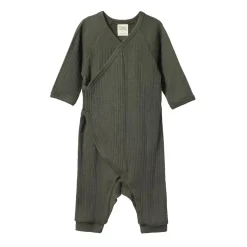 Pointelle Kimono Stretch & Grow Romper