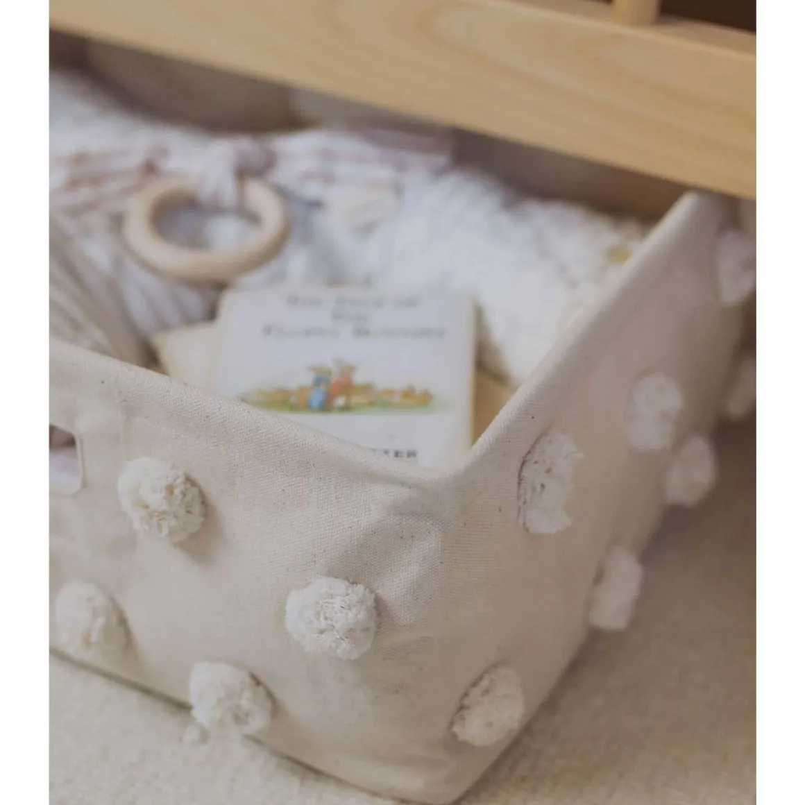 Pom Pom Under the Crib Basket (Large)