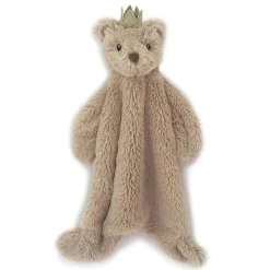 Prince Bear Baby Security Blanket