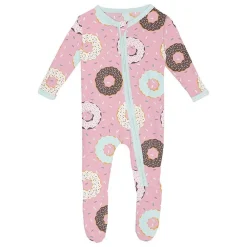 Print Footie with Zipper - (Mornings At Home)