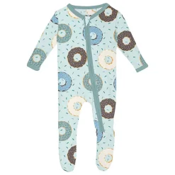 Print Footie with Zipper - (Mornings At Home)