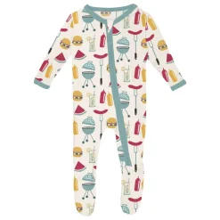 Print Footie with Zipper (The Great Outdoors)