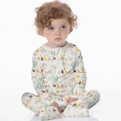 Print Footie with Zipper (Summer Fun)