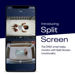 Pro Smart Wall Mount Baby Monitor (White)