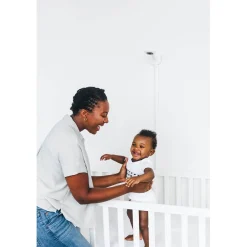 Pro Smart Wall Mount Baby Monitor (White)