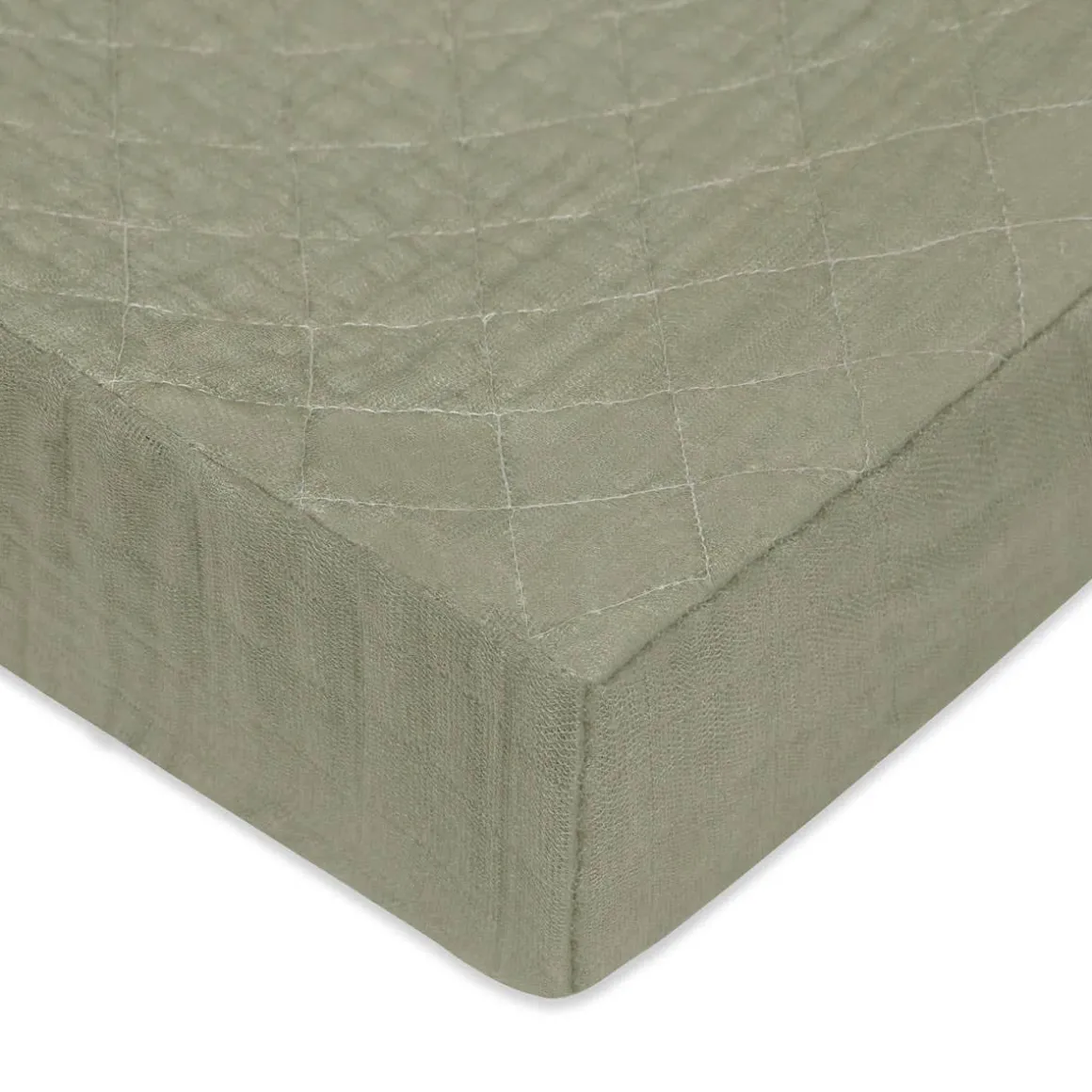 Quilted Muslin Changing Pad Cover