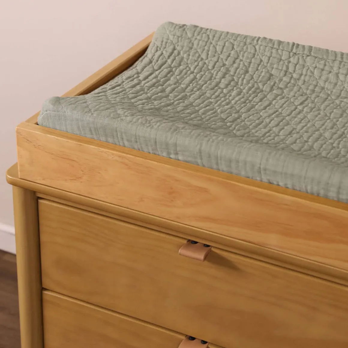 Quilted Muslin Changing Pad Cover