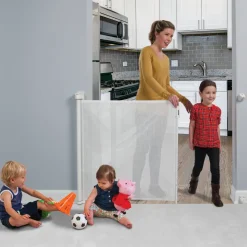 Retractable Safeway Gate - White