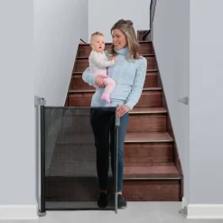 Retractable Safeway Gate - Black