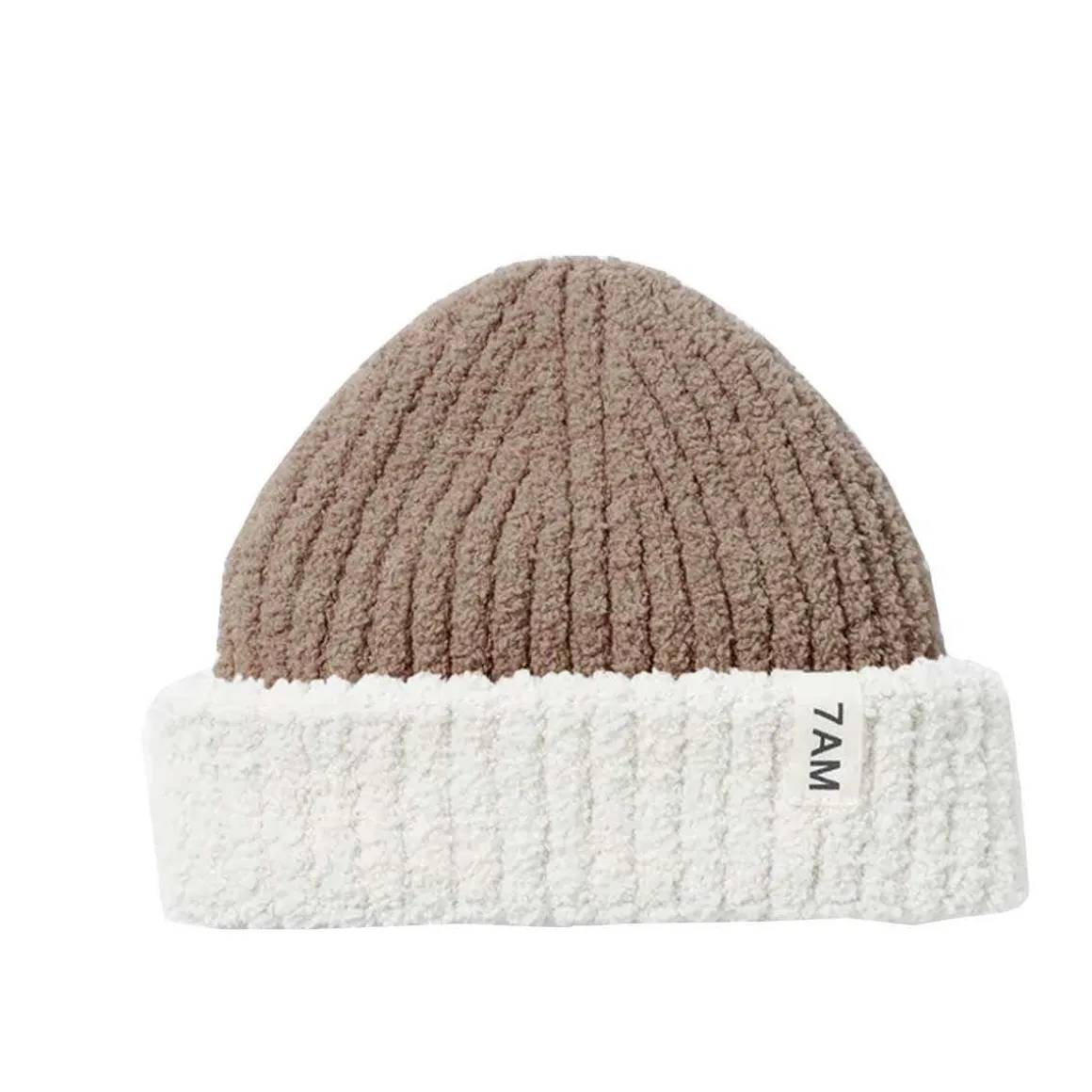 Ribbed Beanie - Fuzzy