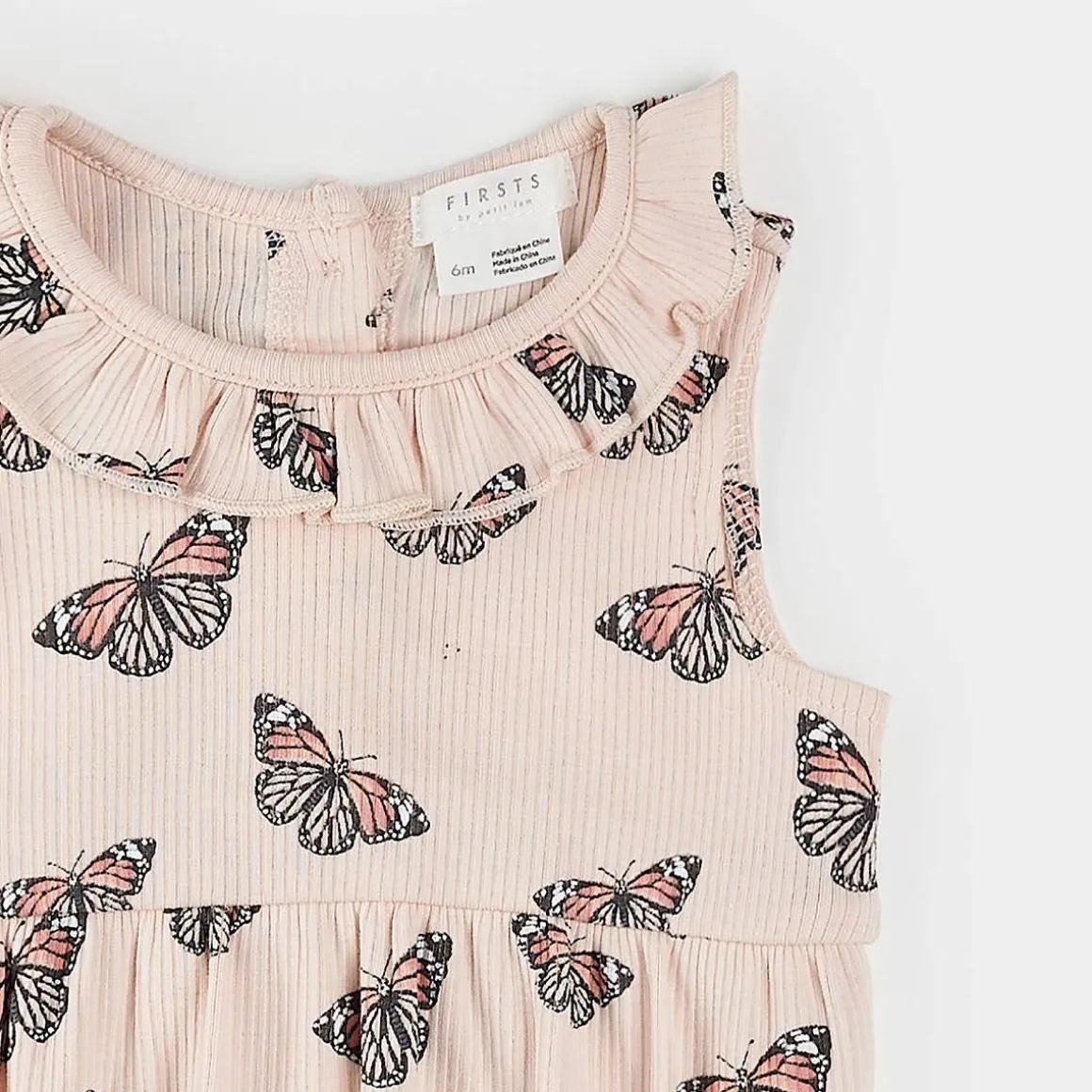 Ribbed Bubble Romper