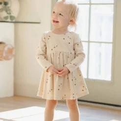 Ribbed Long Sleeve Dress