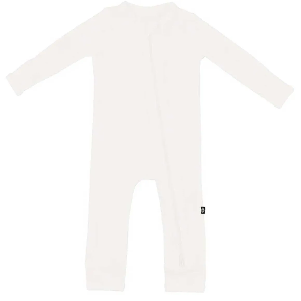 Ribbed Zippered Romper