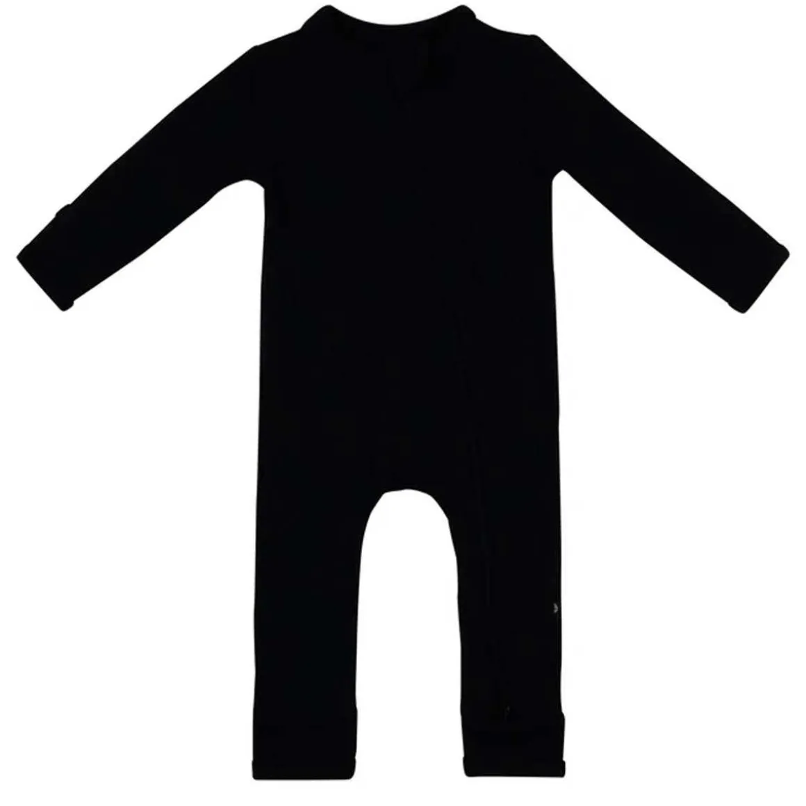 Ribbed Zippered Romper