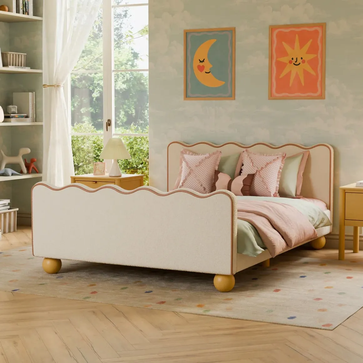 Rizo Full Bed (Boucle)