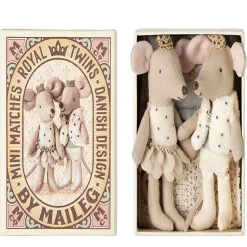 Royal Twin Mice Little Sister & Little Brother in Matchbox