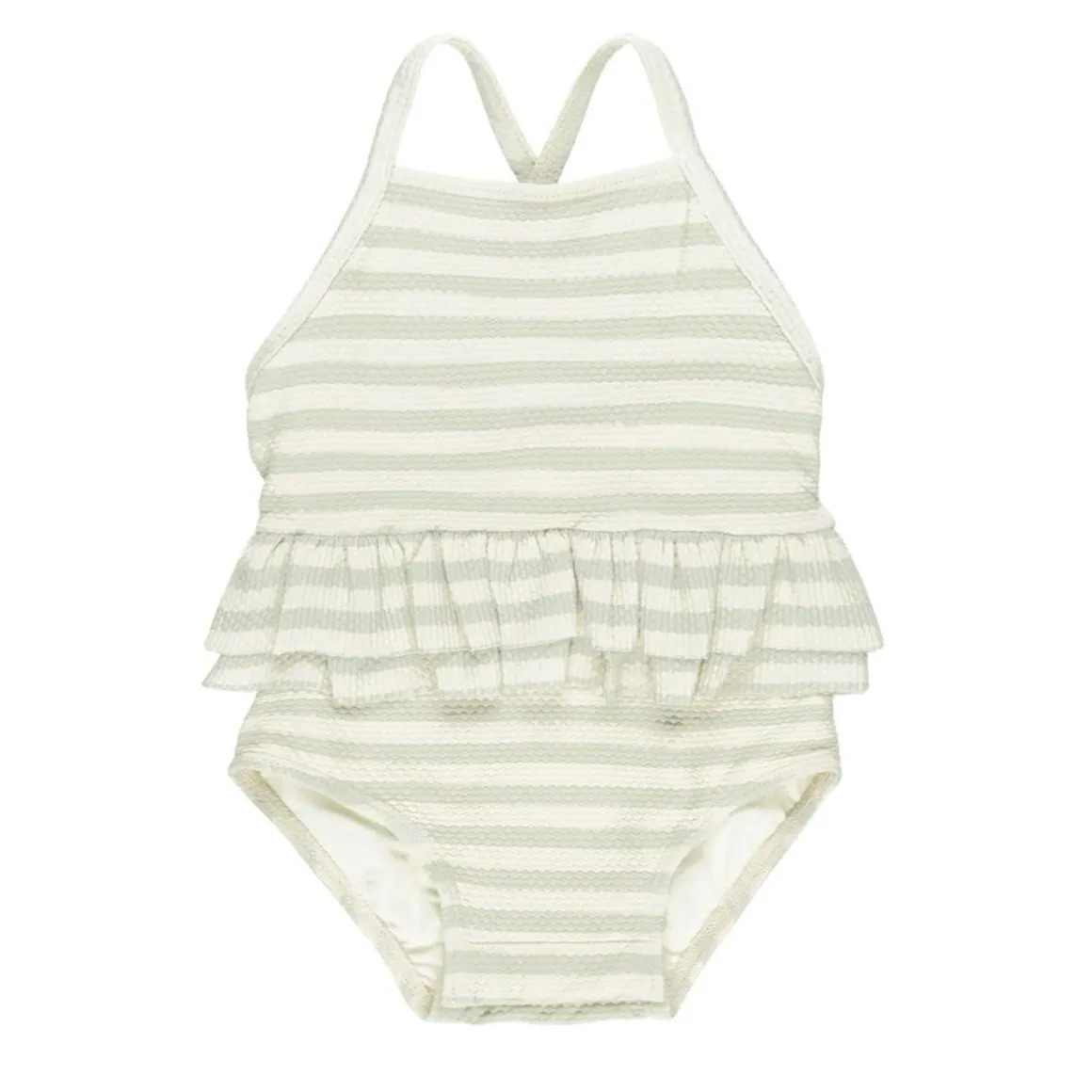 Ruffled One-Piece Swimsuit