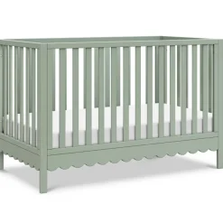 Sammy Scallop 4-in-1 Crib - Light Sage