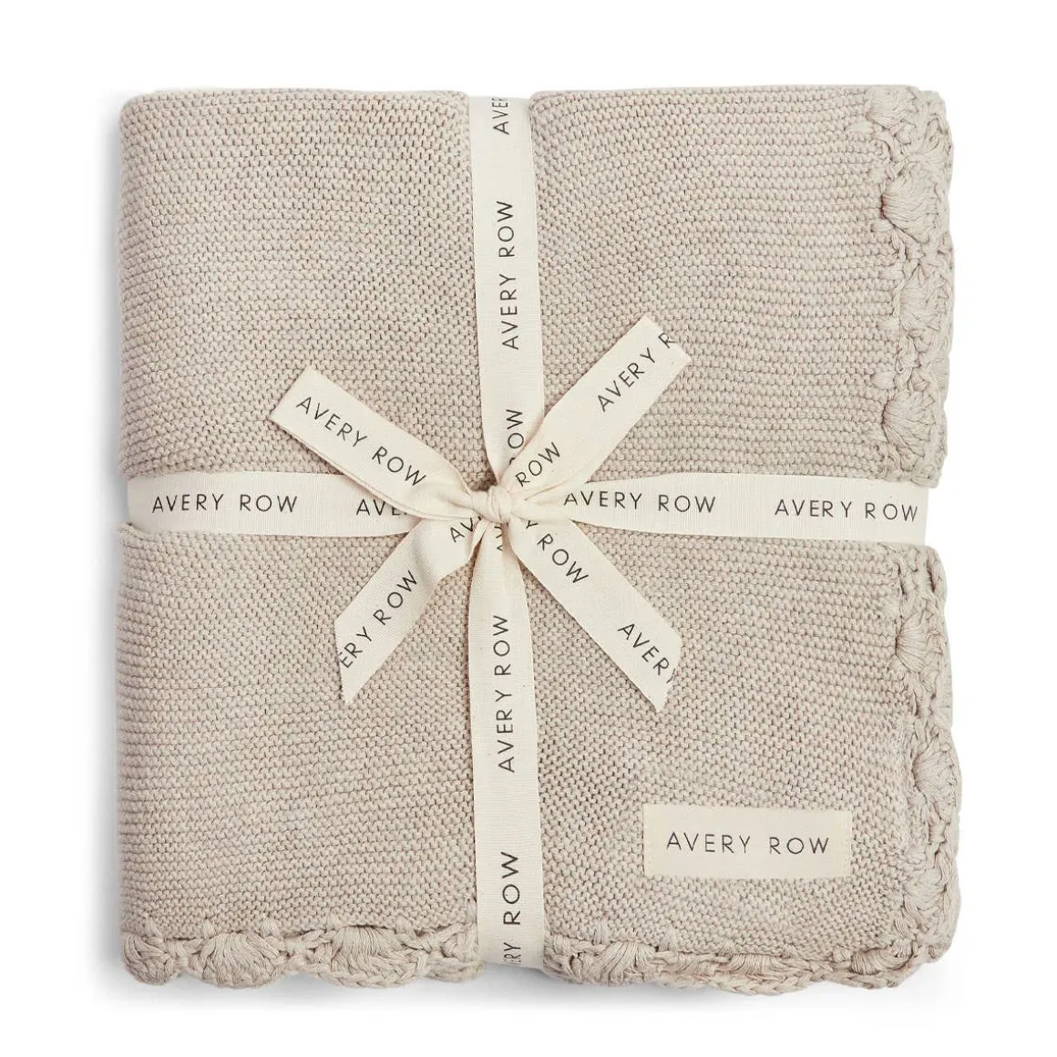 Scallop Knit Blanket