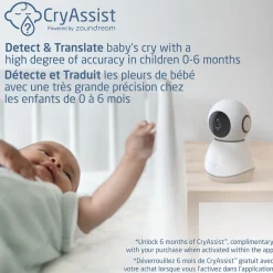 See Pro 360 Baby Monitor & Parent Unit with CryAssist Technology