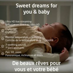 See Pro 360 Baby Monitor & Parent Unit with CryAssist Technology