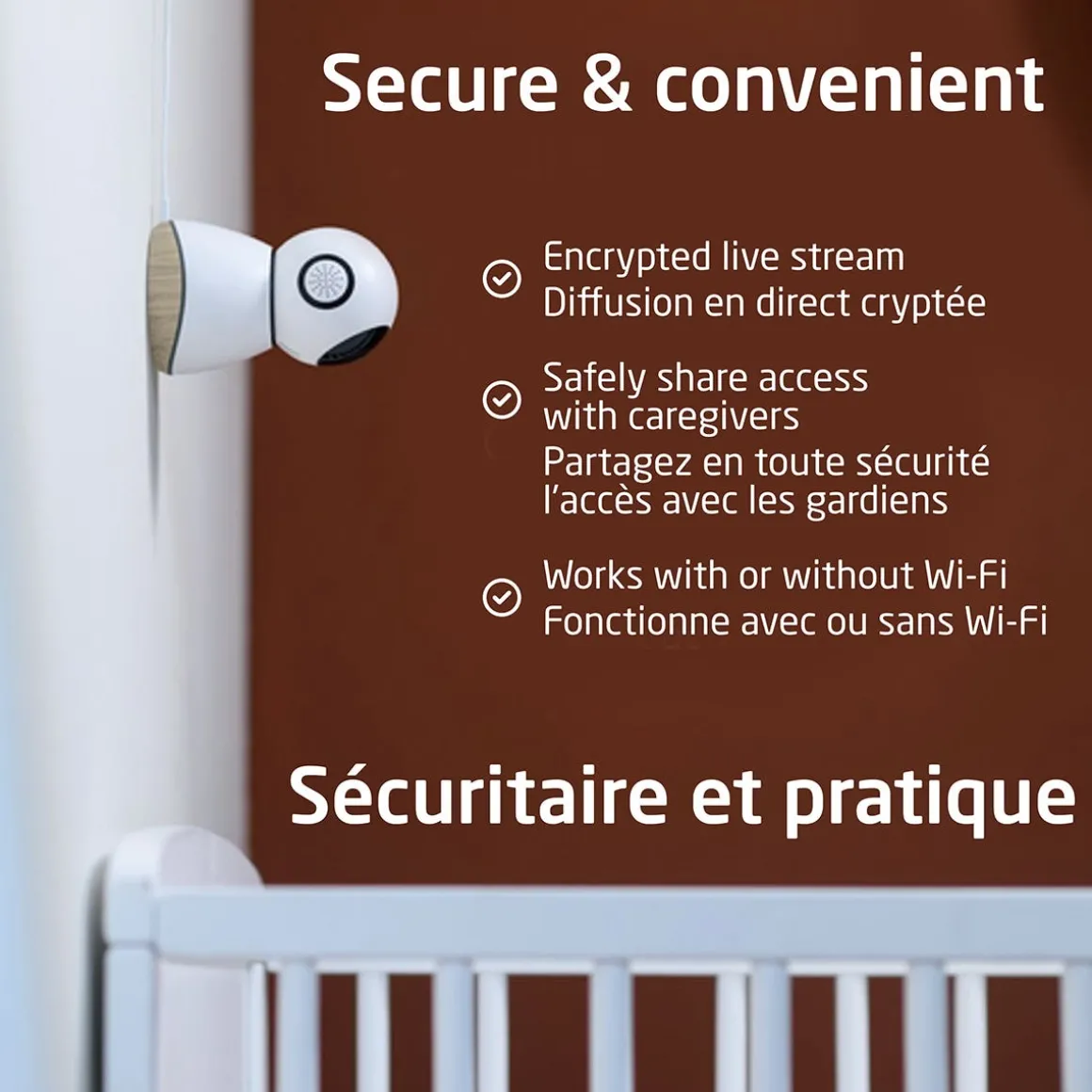 See Pro 360 Baby Monitor & Parent Unit with CryAssist Technology