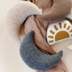 Sherpa Moon Pillow