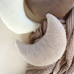 Sherpa Moon Pillow