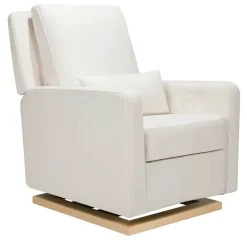 Sigi Power Glider Recliner with Light Wood Base  (Eco-Performance)