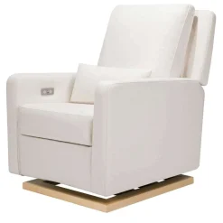 Sigi Power Glider Recliner with Light Wood Base  (Eco-Performance)