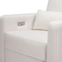 Sigi Power Glider Recliner with Light Wood Base  (Eco-Performance)