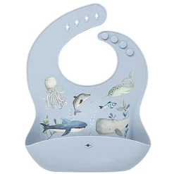 Silicone Printed Food Bib