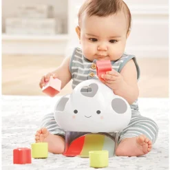 Silver Lining Cloud Shape Sorter