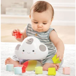 Silver Lining Cloud Shape Sorter