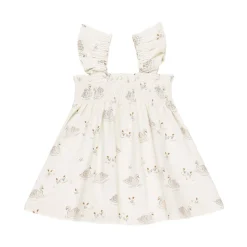 Smocked Jersey Dress