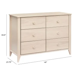 Sprout 6 Drawer Double Dresser
