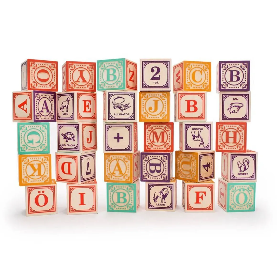 Swedish ABC Blocks