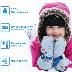 Toasty-Dry Waterproof Mitten Thumbless