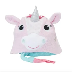 Toddler Plush Terry Hooded Bath Towel