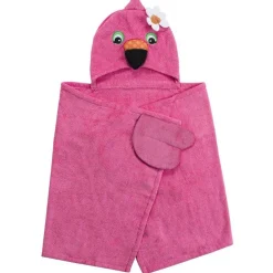 Toddler Plush Terry Hooded Bath Towel