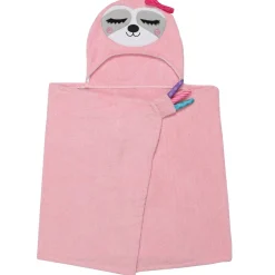 Toddler Plush Terry Hooded Bath Towel