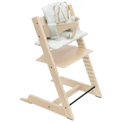 Tripp Trapp® High Chair² Complete - Natural/MosaicGreen