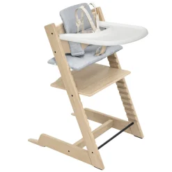 Tripp Trapp® High Chair² Complete - Oak (4 Piece Set)