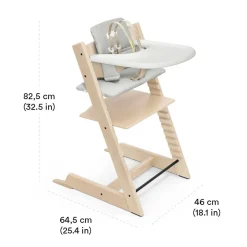 Tripp Trapp® High Chair² Complete - Oak (4 Piece Set)