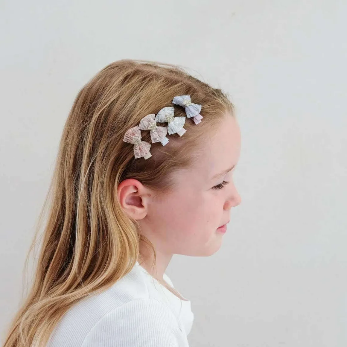 Tutu Bow Mini Clips