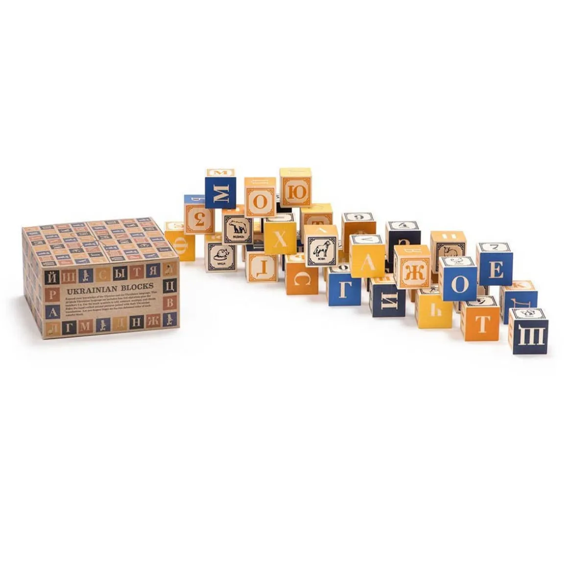 Ukrainian ABC Blocks