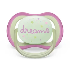 Ultra Air Night Pacifier 0-6M (2 Pack)