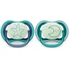 Ultra Air Night Pacifier 6-18M (2 Pack)