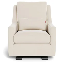 Vera Glider - European Fabric with Espresso Base