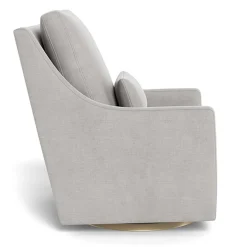 Vera Glider - European Fabric with Swivel Base